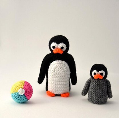 Penguins Crochet Pattern, Penguin Amigurumi, Penguins Amigurumi, Baby Penguin Crochet Pattern