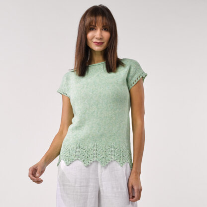 Stacy Charles Fine Yarns Leah Tee PDF