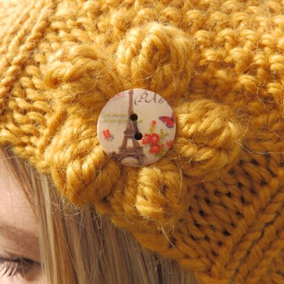 Shy Lady Beret Hat - knitting pattern
