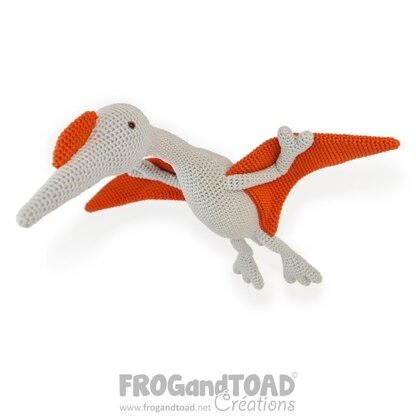 Pterodactylus Dino - Flying Dinosaur Pterosaur Pterodactyl Egg - Amigurumi Crochet - FROGandTOAD Créations