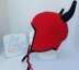 Devil Horned Earflap Hat