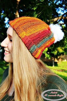 Sunset Striped Hat