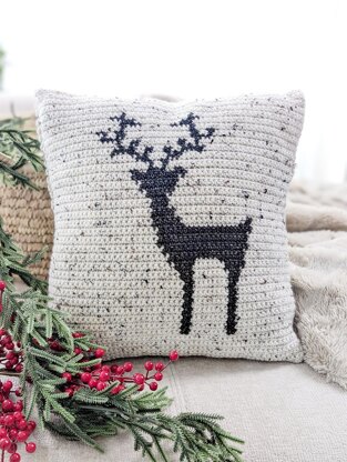 Reindeer Pillow Cover