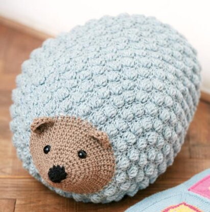 Heggie the Hedgehog Pdf Crochet Pattern Fun Toy Cushion Playmate Decoration