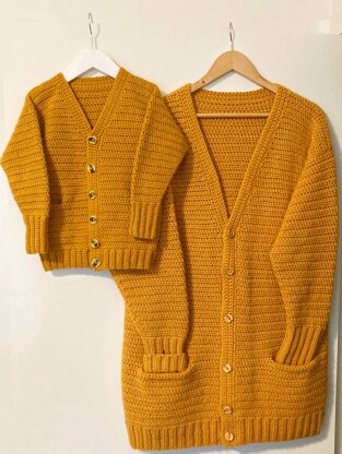 Mini and me Grandpa Cardigan