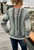Sage Symphony Sweater (plus matching hat)