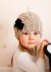 Violet lace hat
