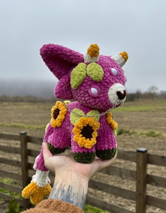 Pink Floral Creature. Monster