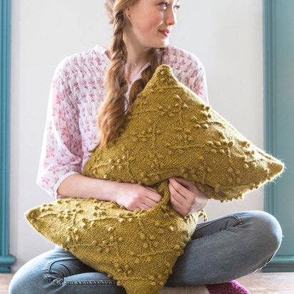 Willard Cushion in Berroco Blackstone Tweed