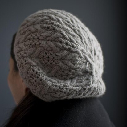 Cables & Lace Beret