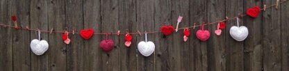 Valentines Heart Garland