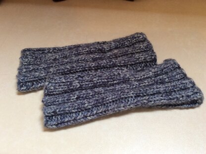 Fingerless Gloves Knit Flat