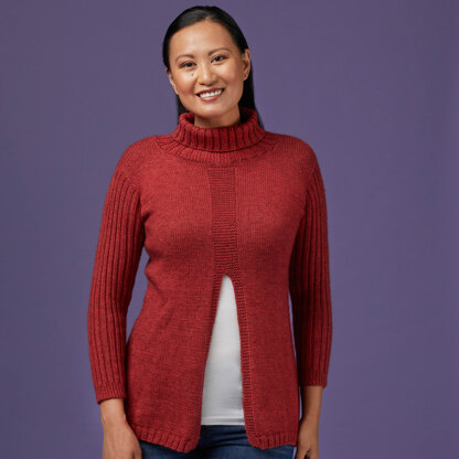 1247 Danakil -  Sweater Knitting Pattern for Women in Valley Yarns Westfield by Valley Yarns