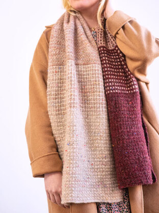 Waitsfield Scarf in Berroco Mochi - Downloadable PDF