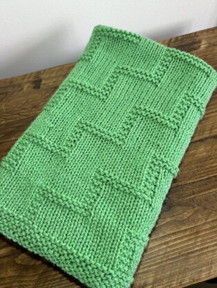 Aran Zig Zag Blanket