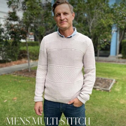 2209 Men's Multi Stitch Sweater