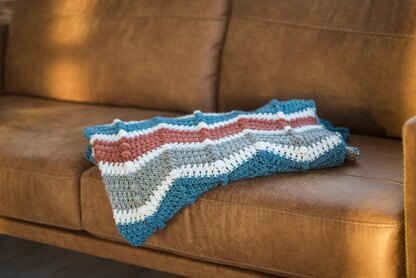 Chevron Puff Blanket