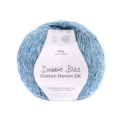 Debbie Bliss Cotton Denim DK, Cotton Yarn, DK Weight Yarn, Blue Yarn,  Sweater Yarn, Baby Yarn, Light Weight Cotton Yarn, Bliss Yarn, Crochet -   Canada