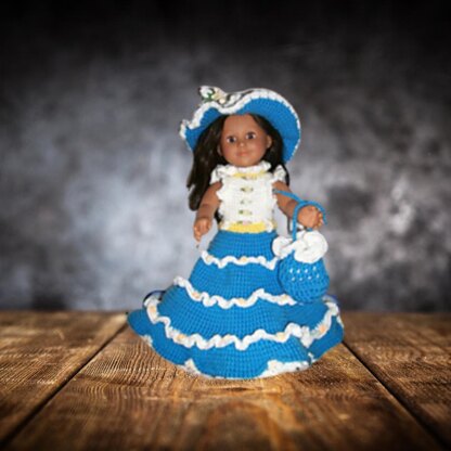 American girl ball gown pattern