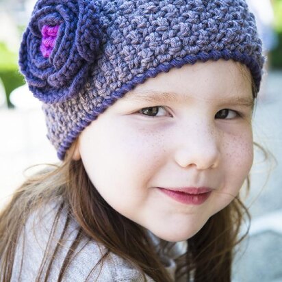 Hat with a flower