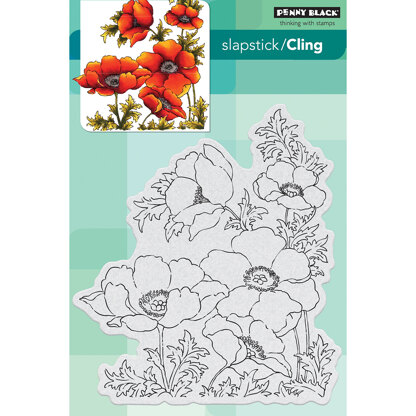 Penny Black Cling Stamps - Poppy Gems