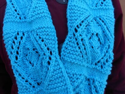 Bold Squares Infinity Scarf