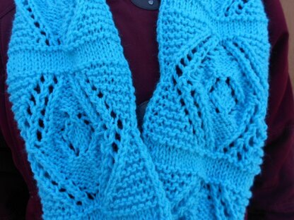 Bold Squares Infinity Scarf