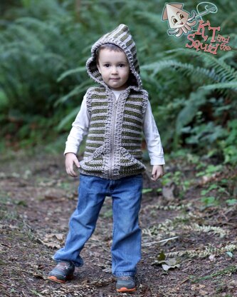 Woodland Hooded Vest Infants