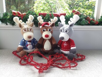 Crochet Reindeer Pattern Blitzen