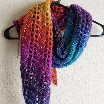 Rainbow Shawlette