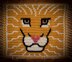 Wild Heart Mosaic Crochet square - Leo the Lion