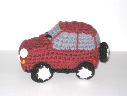 Maroon car toy