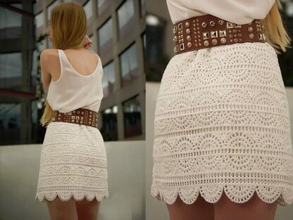 Сrochet shells skirt.