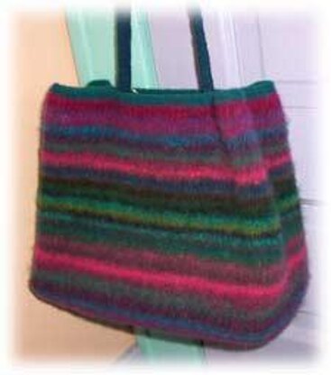 Watercolor Bag (Felted) Knitting pattern by ColorJoy by LynnH ...