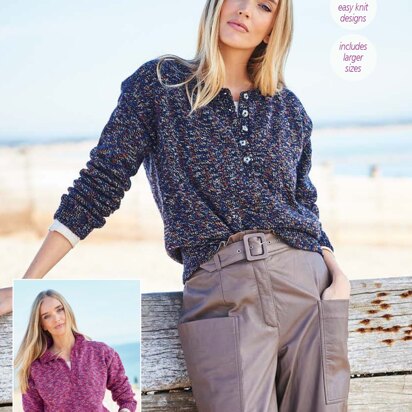 Sweaters in Stylecraft Colour Twist DK - 9924 - Downloadable PDF
