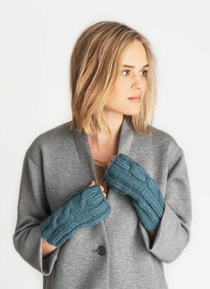 Blue Sky Fibers Extra Cable Mitts PDF