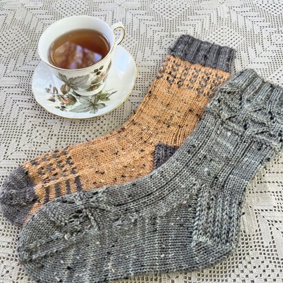 Autumn Birds Socks