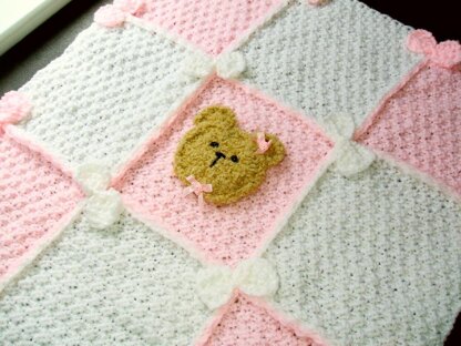 BEARS and BOWS BABY BLANKET