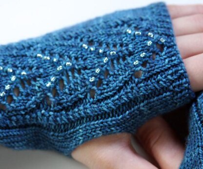 Warm Ice Fingerless Mitts