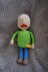 Baldi Basics inspired doll