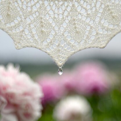 Teardrop Bridal Shawl