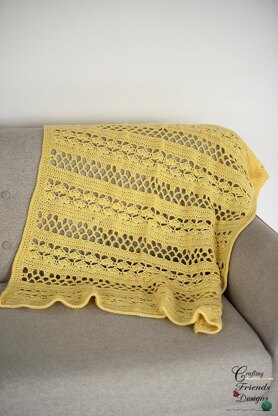 Sunny Garden Trellis Blanket