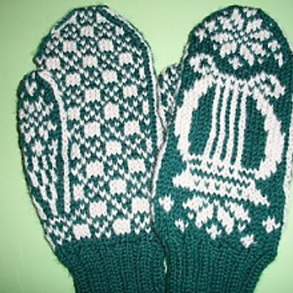 Irish Harp - knitting pattern