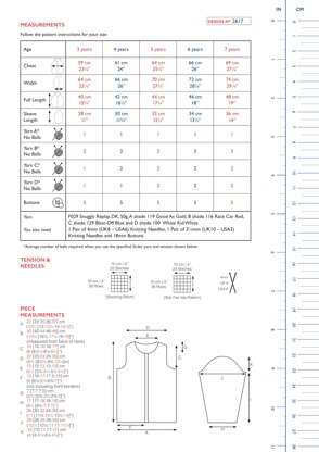 Sirdar 2617 Super Star Cardi in Snuggly Replay PDF