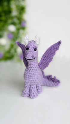 Magnar the Dragon crochet pattern, amigurumi dragon pattern