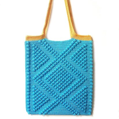 Market Bobbles Crochet Bag