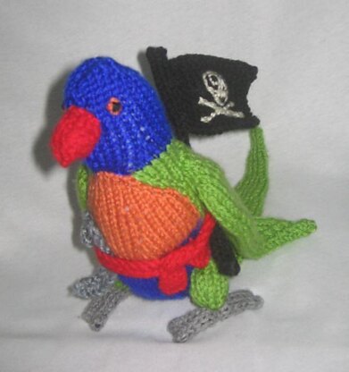 Toy Parrot – with pirate accessories