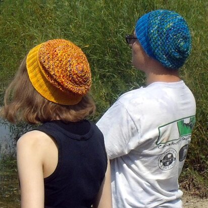 Hugs and Stardust Hats - knitting pattern