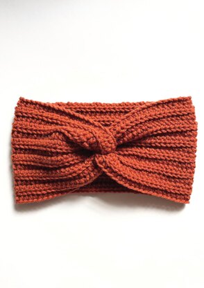 Knit Look Twist Ear Warmer