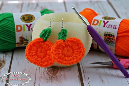 Mini Pumpkin Earrings